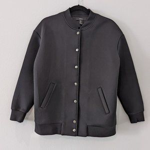 Forever 21 Black Bomber Jacket